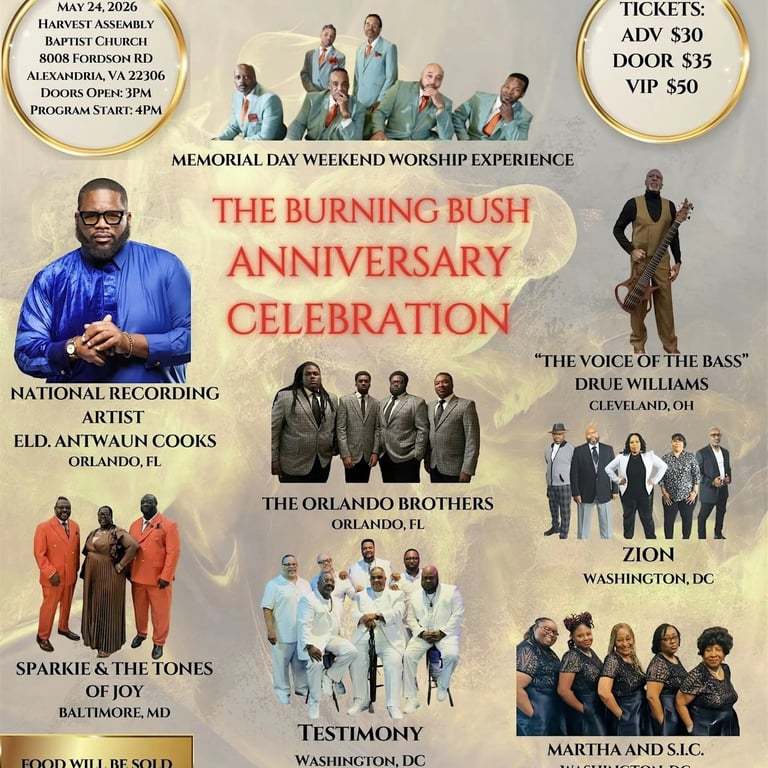 The Burning Bush Anniversary Celebration