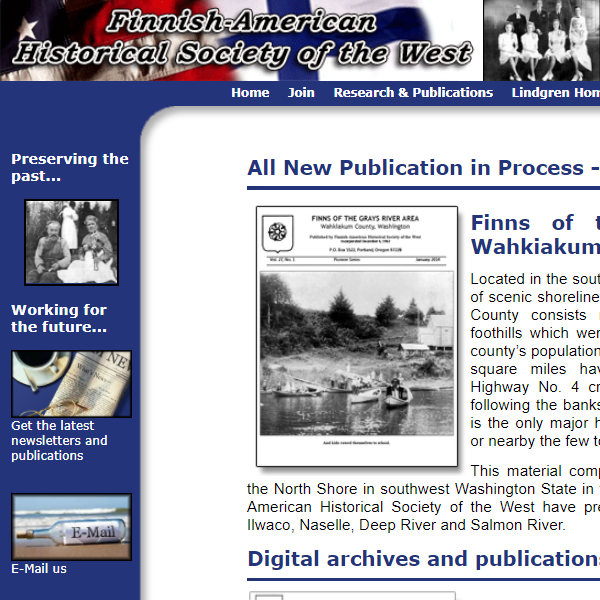 The Finnish American Historical Society of the West