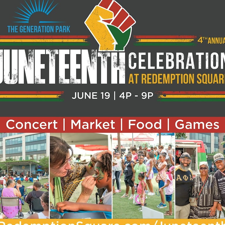 The Generation Park Juneteenth Celebration at Redemption Square