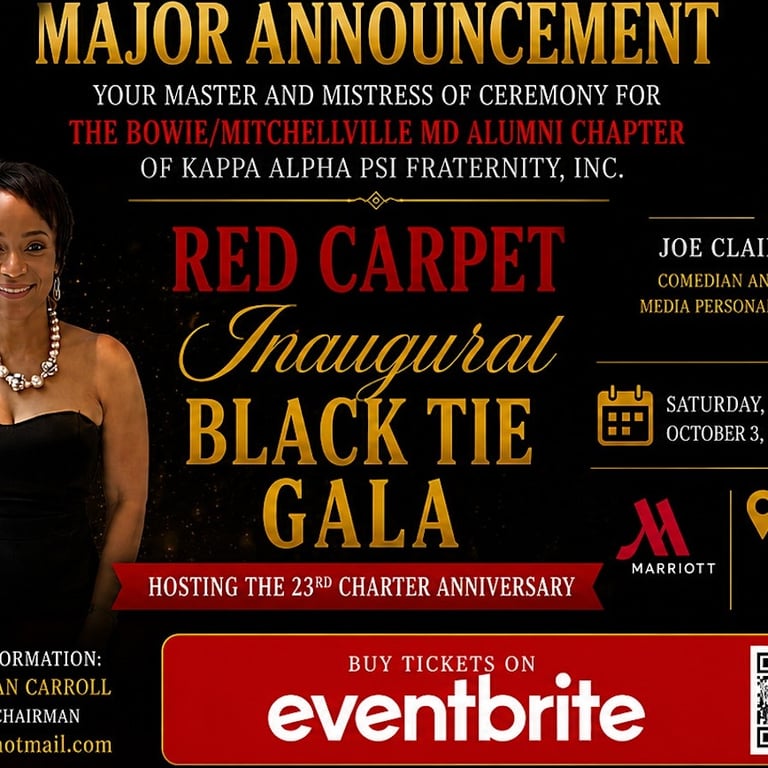 The Inaugural Black-Tie Fundraiser Gala