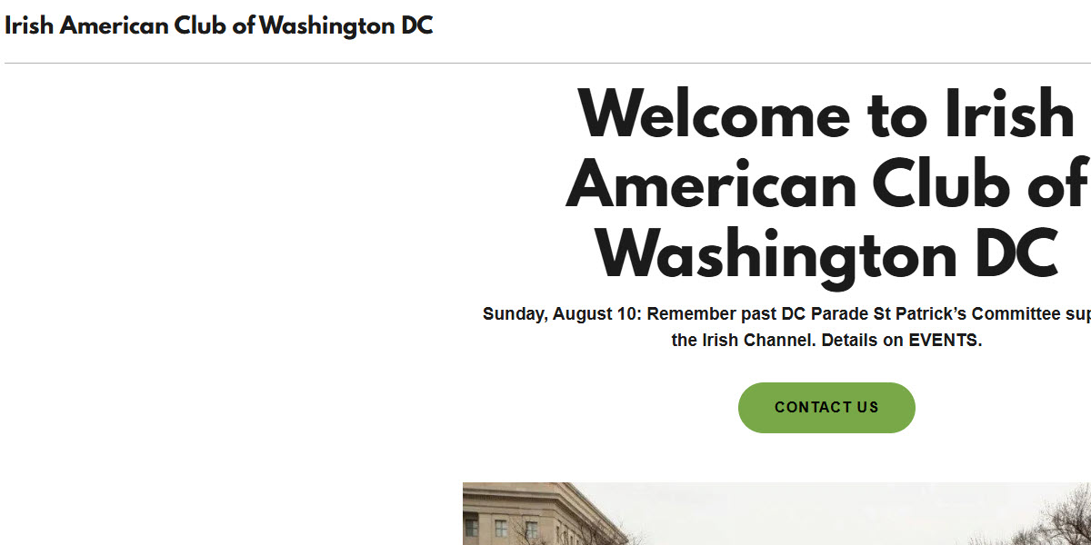 The Irish American Club of Washington DC -  industry in Washington DC