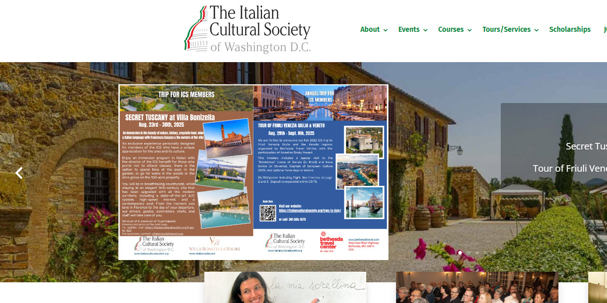 The Italian Cultural Society of Washington D.C. -  industry in Bethesda MD