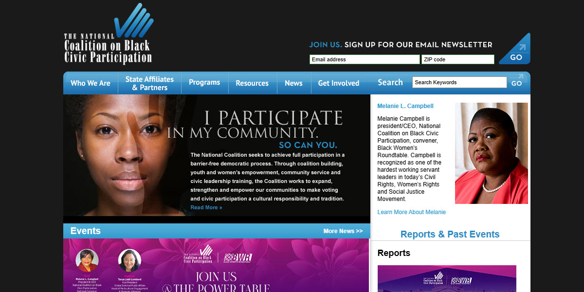 The National Coalition of Black Civic Participation -  industry in Washington DC
