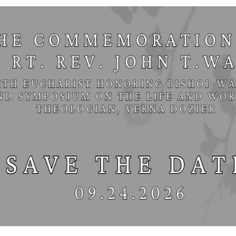 The Rt. Rev. John T. Walker Commemoration and Symposium 2026