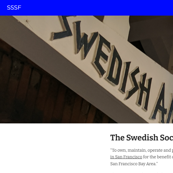 The Swedish Society of San Francisco