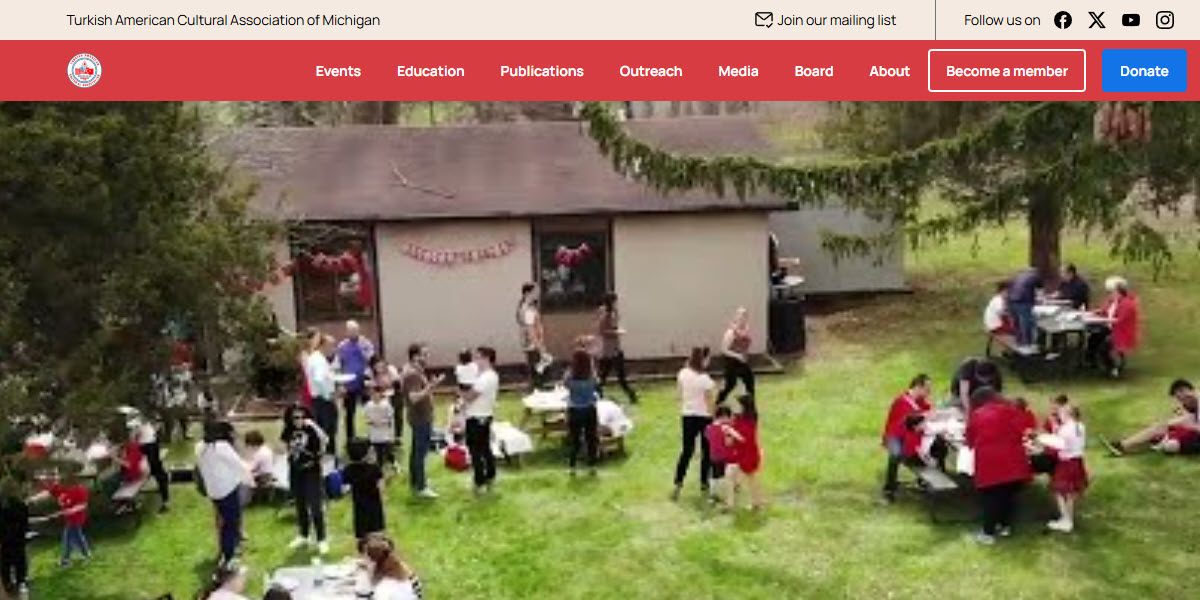 Turkish American Cultural Association of Michigan -  industry in Wixom MI