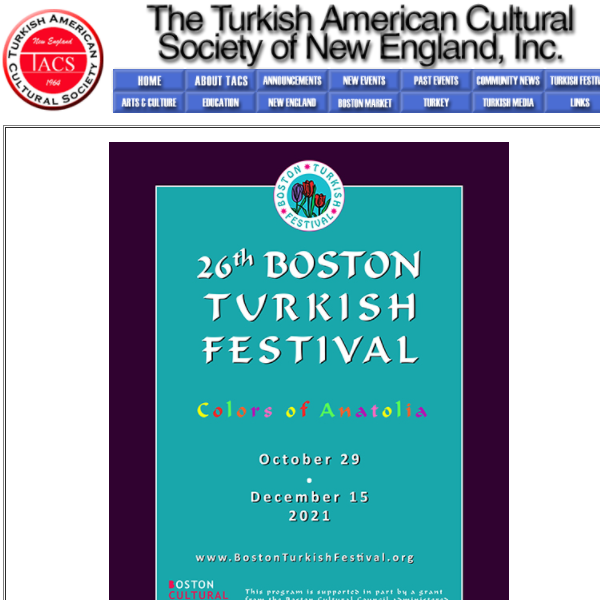 Turkish American Cultural Society of New England, Inc