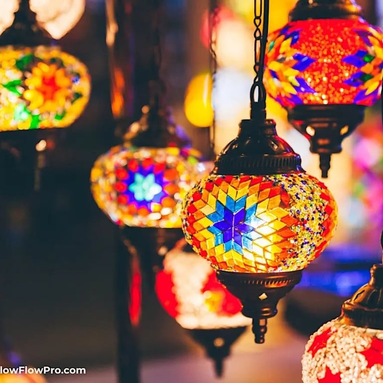 Turkish Mosaic Lamp Workshop at San Jose