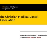USC Christian Medical Dental Association - Christian category in Los Angeles CA