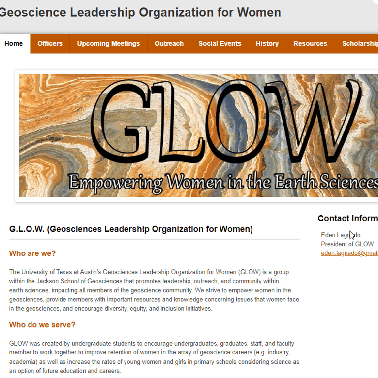 UT Austin Geosciences Leadership Organization for Women -  industry in Austin TX