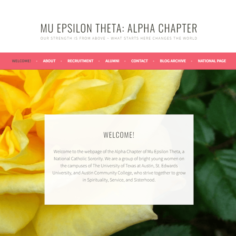 UT Austin Mu Epsilon Theta