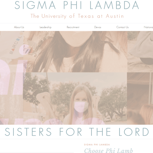 UT Austin Sigma Phi Lambda - Women category in Austin TX
