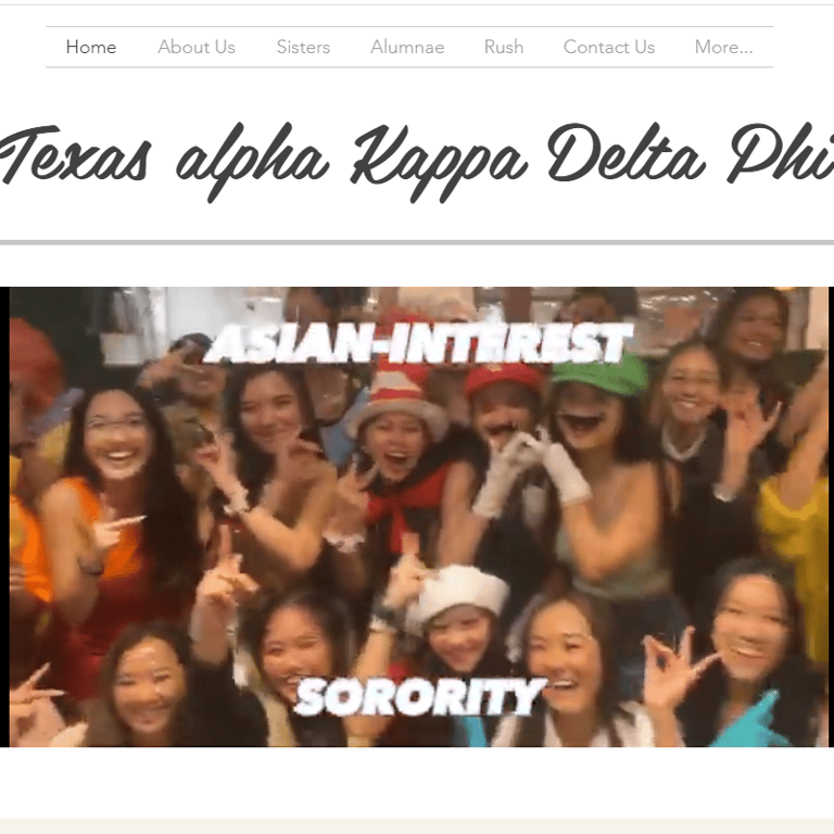 UT Austin alpha Kappa Delta Phi - Women category in Austin TX