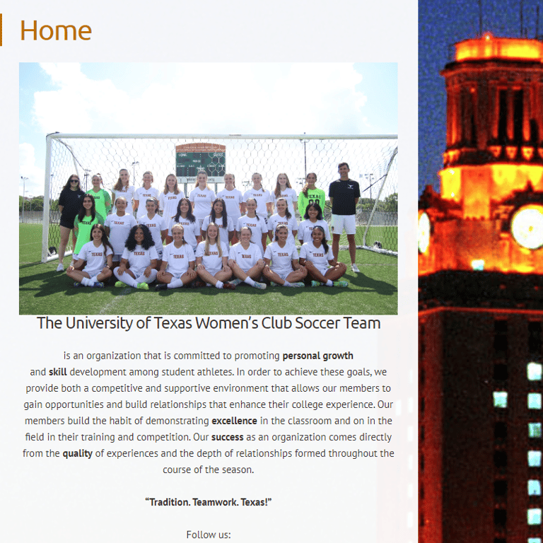 UT Women's Club Soccer -  industry in Austin TX