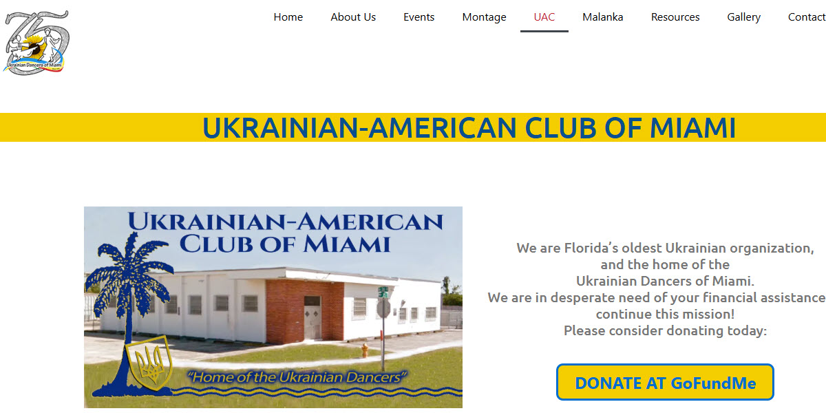 Ukrainian American Club of Miami -  industry in Miami FL