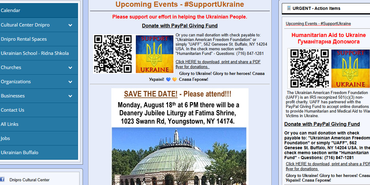 Ukrainian American Freedom Foundation - Ukrainians of Buffalo -  industry in Buffalo NY