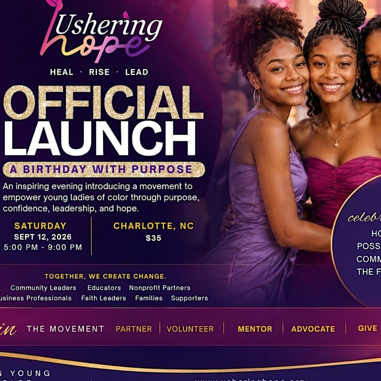 Ushering Hope Official Launch: A Birthday with Purpose