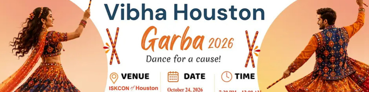 Vibha Houston Garba 2026 - An Evening of Dance, Culture & Giving -  industry in Houston TX