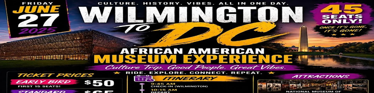 Wilmington to DC: African American Museum Experience -  industry in Washington DC