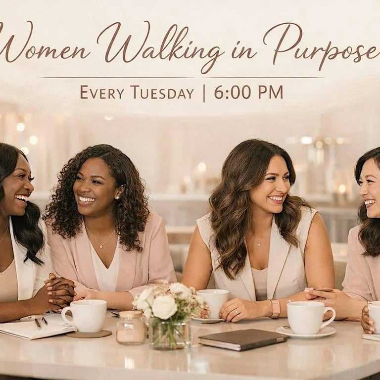 Women Walking in Purpose- A Weekly Gathering for Connection & Opportunity