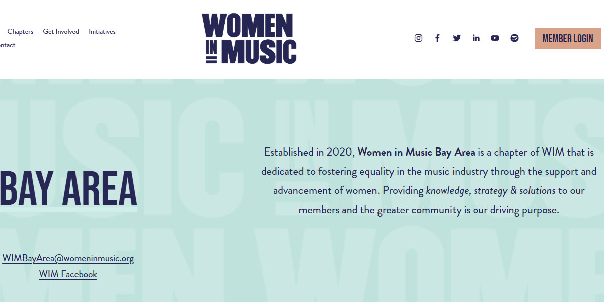 Women in Music Bay Area -  industry in San Francisco CA