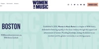 Women in Music Boston -  industry in Boston MA
