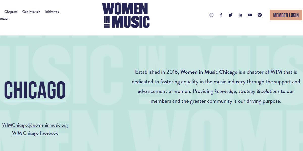 Women in Music Chicago -  industry in Chicago IL