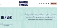 Women in Music Denver -  industry in Denver CO