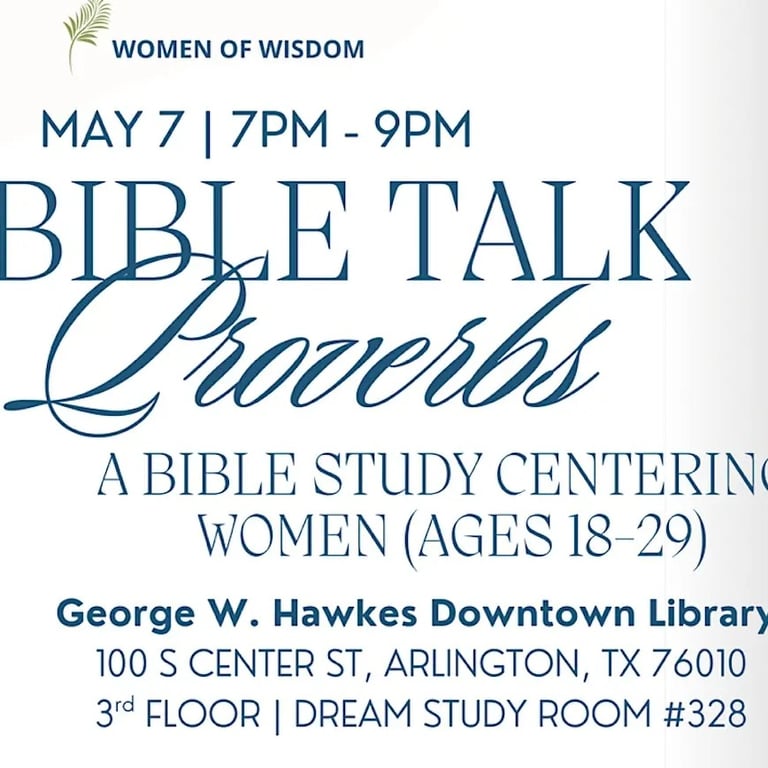 Women of Wisdom | Bible Talk