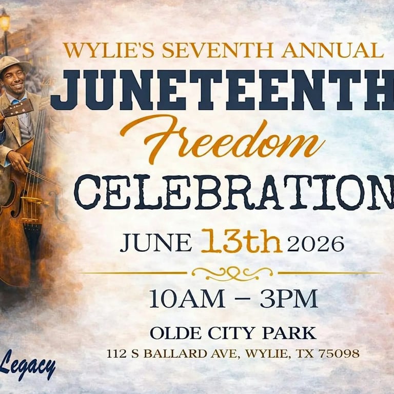 Wylie's 7th Annual Juneteenth Freedom Celebration at Olde City Park