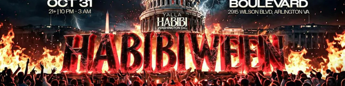 Yalla Habibi DC: HABIBIWEEN - Arabic Halloween Party @ BOULEVARD- Oct 31 -  industry in Arlington VA